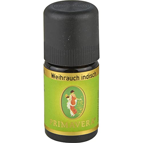 PRIMAVERA ´Weihrauch indisch bio 100% naturreines Ätherisches Öl, 5 ml ätherisches Öl