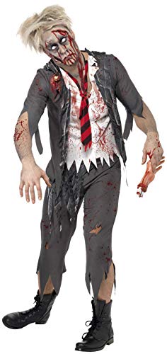 Smiffys Herren Kostüm High School Horror Zombie Schüler Halloween Gr.S