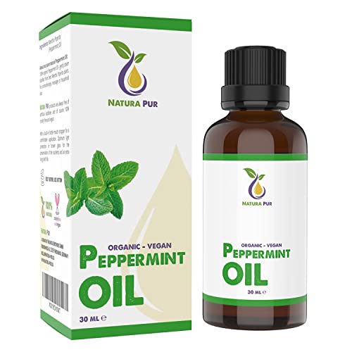 Pfefferminzöl BIO 30ml - 100% naturreines ätherisches Öl, vegan - Peppermint Oil (Mentha Piperita) Minzöl - Aroma Diffuser Öl