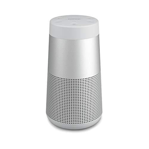 Bose SoundLink Revolve (Serie II) Bluetooth speaker – Tragbarer, wasserabweisender kabelloser Lautsprecher mit 360°-Klang, Silber