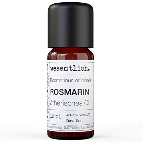 Rosmarinöl - reines ätherisches Öl von wesentlich. - 100% naturrein aus der Glasflasche (10ml)