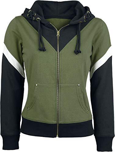 Nintendo Zelda Hoodie (Damen) -L- Grün/Schwarz