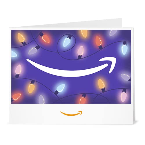 Amazon Amazon.de Gutschein zum Drucken Logo mit Lichterkette