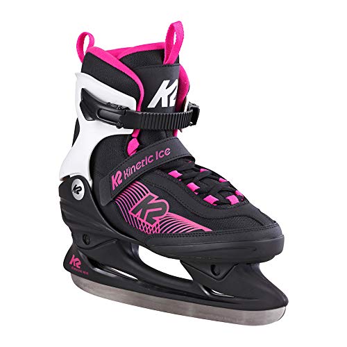 K2 Skates Damen Schlittschuhe Kinetic Ice W — black - Pink— EU: 38 (UK: 5 / US: 7.5) — 25E0240