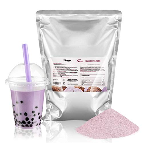 Bubble Tea Taro Milchteepulver - 1 KG | Authentisches Taro Teemischungspulver für Boba Tee | Hochwertige Zutaten ohne künstliche Farbstoffe | Tee im Restaurantstil zu Hause