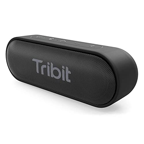 Tribit Bluetooth-Lautsprecher 12W Tragbarer Lautsprecher Lauter Stereoklang, satter Bass, IPX7 wasserdicht, 24 Stunden Spielzeit, eingebautes Mikrofon Drahtloser Lautsprecher für den Außenbereich