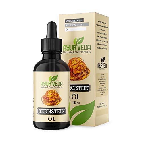 Bernsteinöl, Amber oil 100% naturreines ätherisches Öl - 15 ml, Ägypten, Ayur-Veda