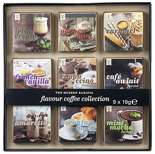 Modern Gourmet Foods - Modern Barista Kaffee-Geschenkset - Probierset Mit 9 Verschiedenen Kaffee-Sorten Zum Probieren