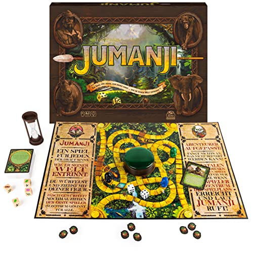 Spin Master Games - Jumanji - das actiongeladene Familienspiel für 2–4 mutige Abenteurer ab 8 Jahren - kooperatives Abenteuerspiel mit spannenden Challenges