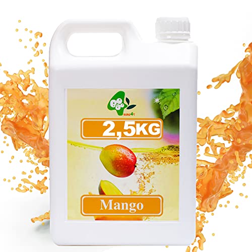 Fruchtsirup Für Bubble Tea Sirupe Früchte 2,5kg 1900 ml Mango 100% Vegan