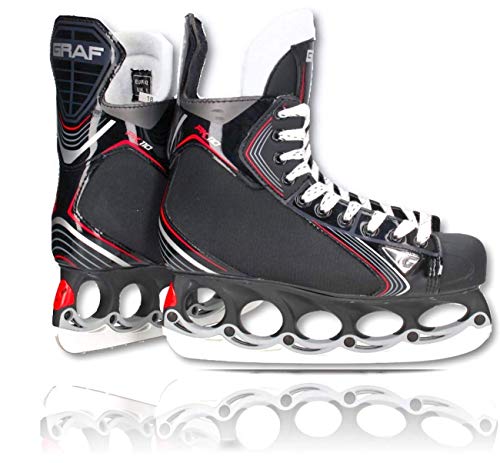 tblade Schlittschuhe GRAF Pk110 Eishockey und Freestyle t Blade Schlittschuhe Eislaufen Größe 39