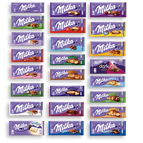 Milka Schokolade Mischpaket 24 Tafeln
