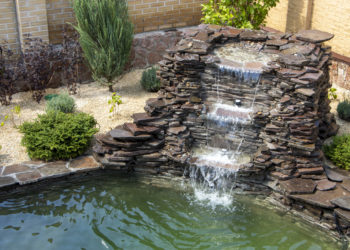 Kleine Solarbrunnen für den Garten