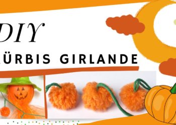 Kürbis Girlande DIY Halloween