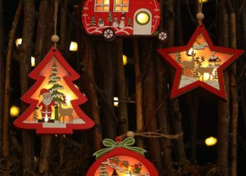 Weihnachtsdeko aus Holz 2023