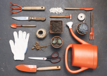 Gartenwerkzeug für den Herbst